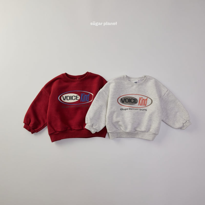 Sugar Planet - Korean Children Fashion - #discoveringself - Voice Sweatshirt
