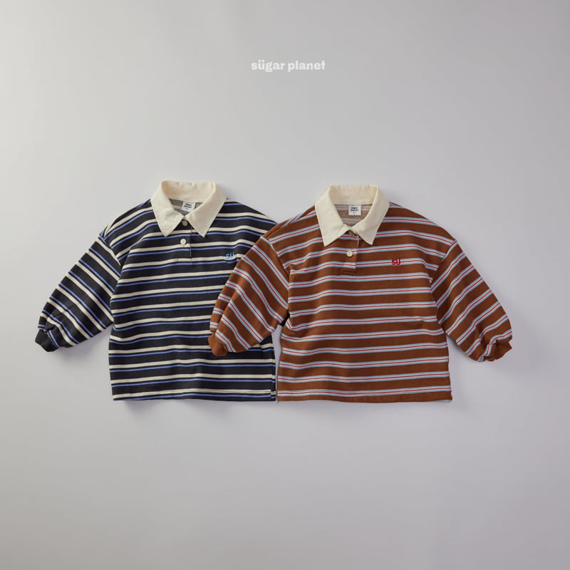 Sugar Planet - Korean Children Fashion - #discoveringself - SU Rugby Tee