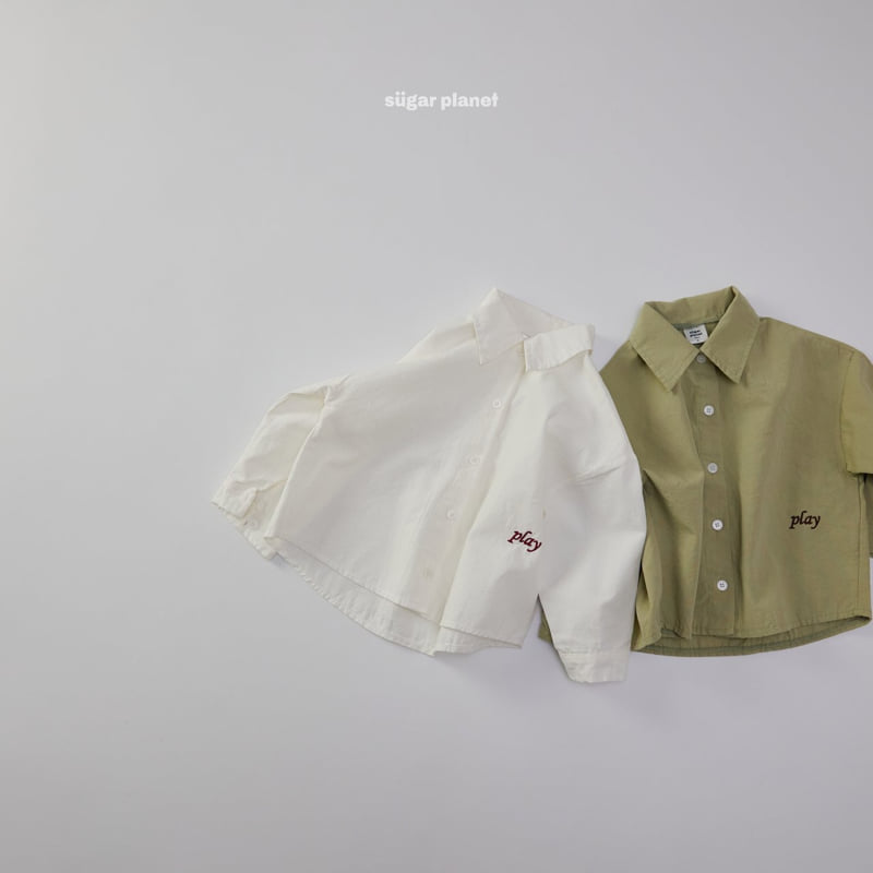 Sugar Planet - Korean Children Fashion - #fashionkids - Play Oxford Shirt - 12