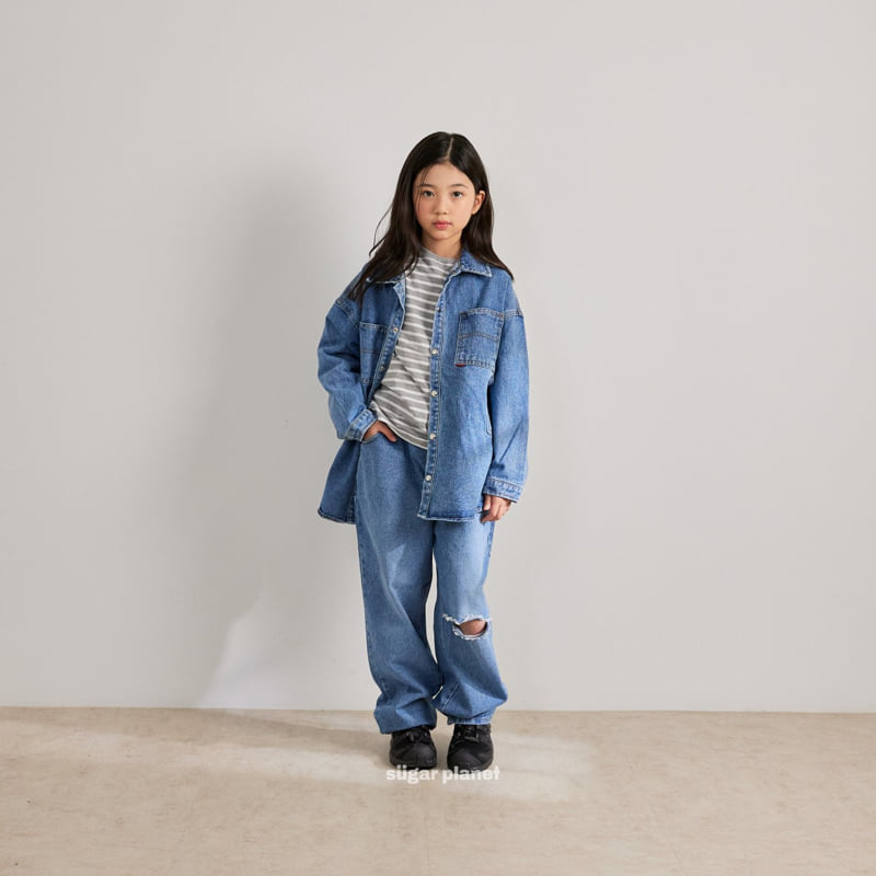 Sugar Planet - Korean Children Fashion - #discoveringself - Work Carpenter Shacket - 4
