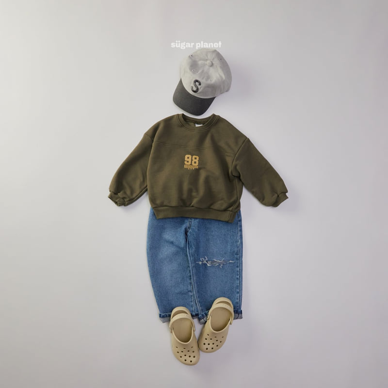 Sugar Planet - Korean Children Fashion - #kidsshorts - Brooklyn Sweatshirt - 12