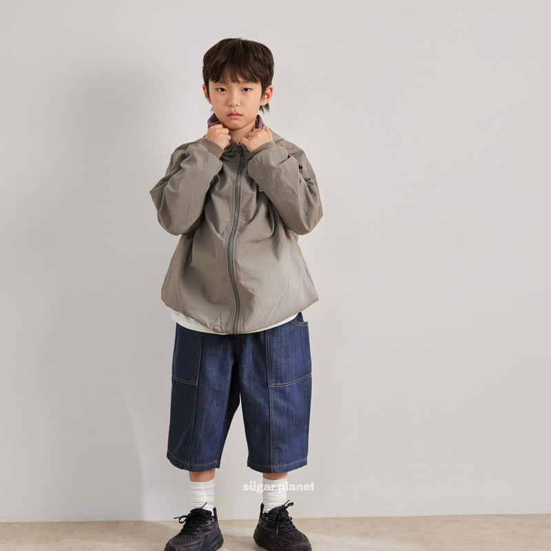 Sugar Planet - Korean Children Fashion - #kidsshorts - River Check Windbreaker (Reversible) - 6