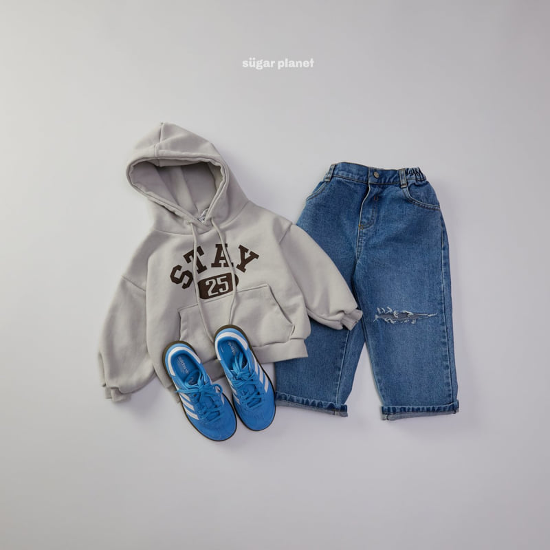 Sugar Planet - Korean Children Fashion - #kidsshorts - Stay Hoodie - 2