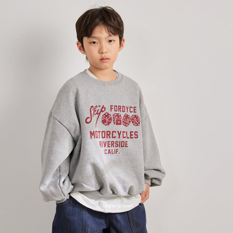 Sugar Planet - Korean Children Fashion - #kidsstore - Dice Sweatshirt - 3