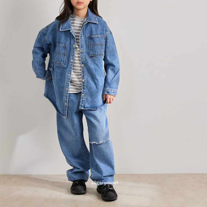 Sugar Planet - Korean Children Fashion - #kidsstore - Work Carpenter Shacket - 6
