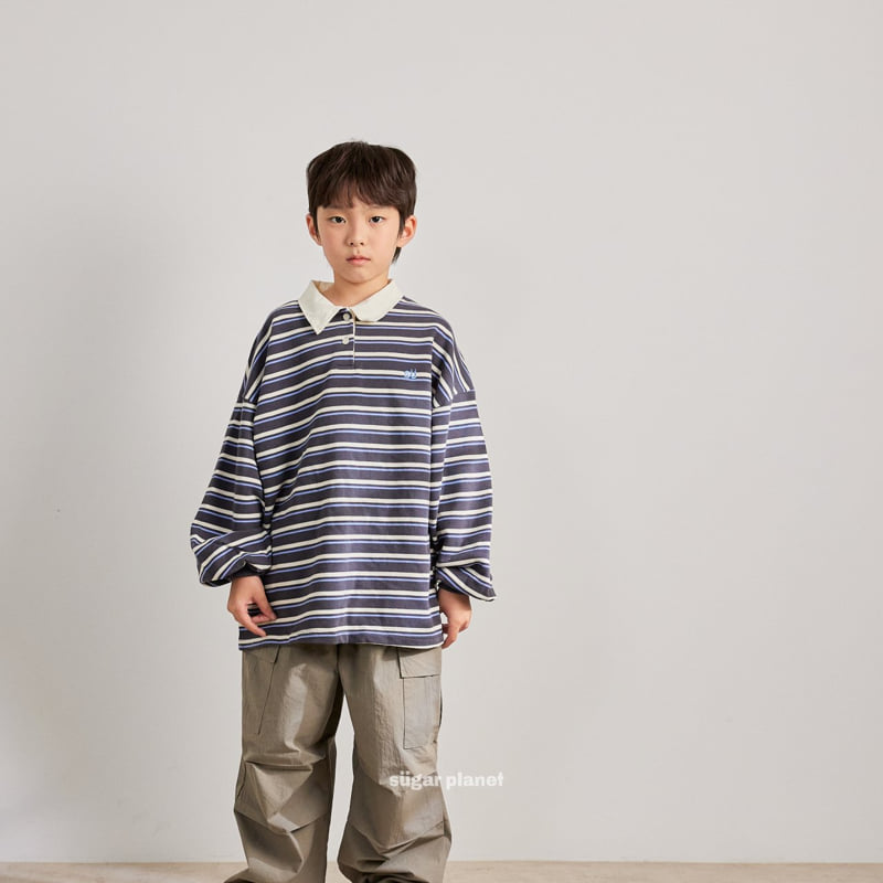 Sugar Planet - Korean Children Fashion - #kidsshorts - SU Rugby Tee - 4