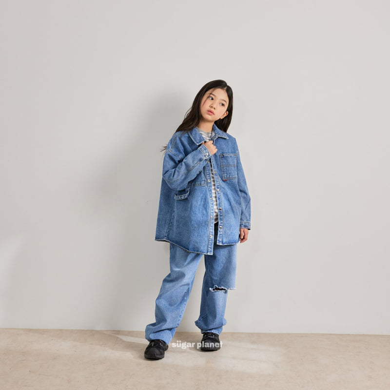 Sugar Planet - Korean Children Fashion - #kidzfashiontrend - Work Carpenter Shacket - 7