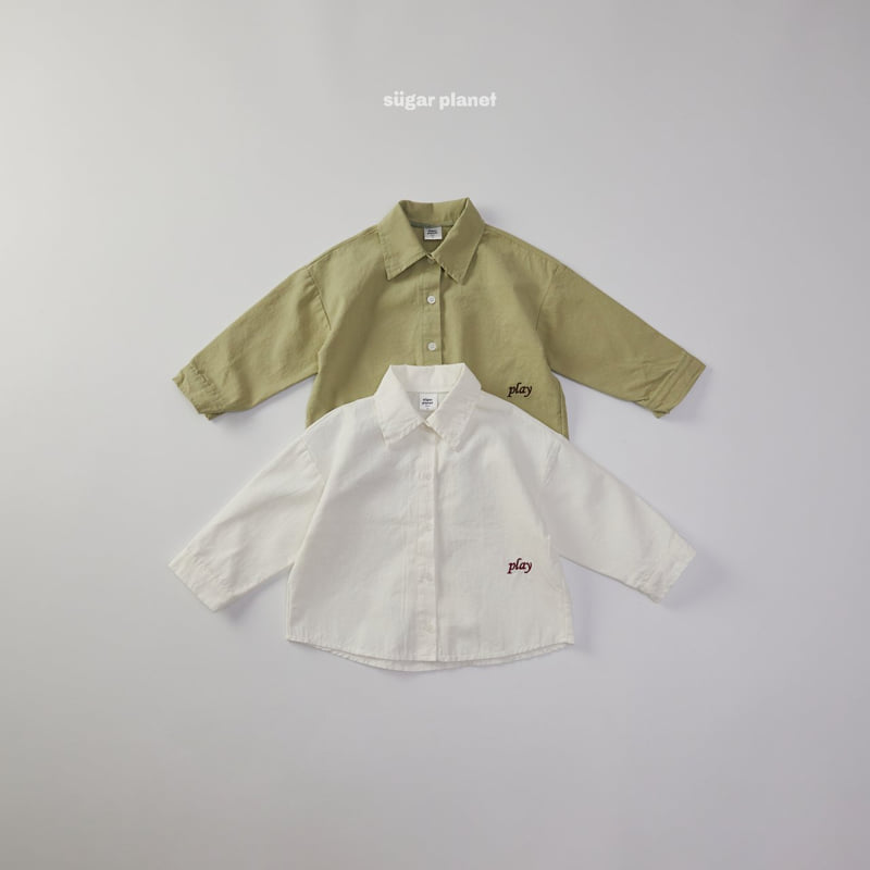 Sugar Planet - Korean Children Fashion - #littlefashionista - Play Oxford Shirt