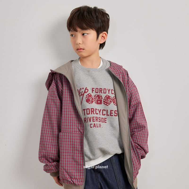 Sugar Planet - Korean Children Fashion - #littlefashionista - River Check Windbreaker (Reversible) - 10