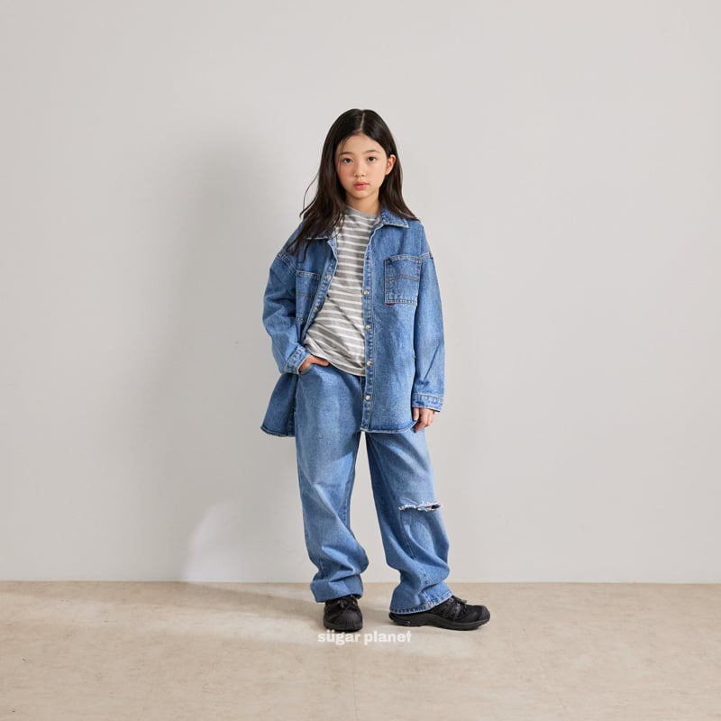 Sugar Planet - Korean Children Fashion - #littlefashionista - Work Carpenter Shacket - 9
