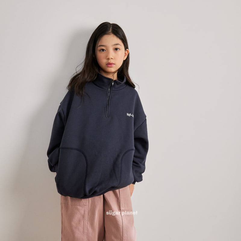 Sugar Planet - Korean Children Fashion - #Kfashion4kids - Hollywood Half Zip-up - 4