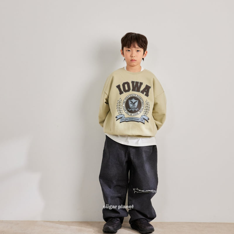 Sugar Planet - Korean Children Fashion - #littlefashionista - Iowa Sweatshirt - 3