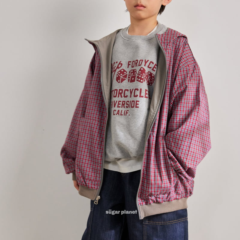 Sugar Planet - Korean Children Fashion - #magicofchildhood - River Check Windbreaker (Reversible) - 11