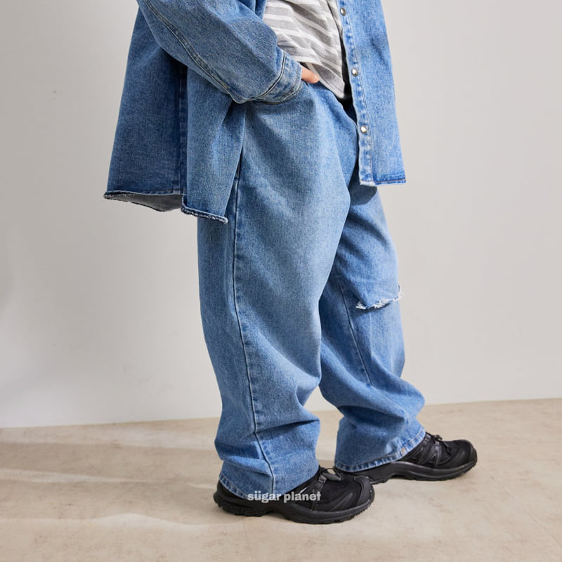 Sugar Planet - Korean Children Fashion - #magicofchildhood - This Is Wide Denim - 9
