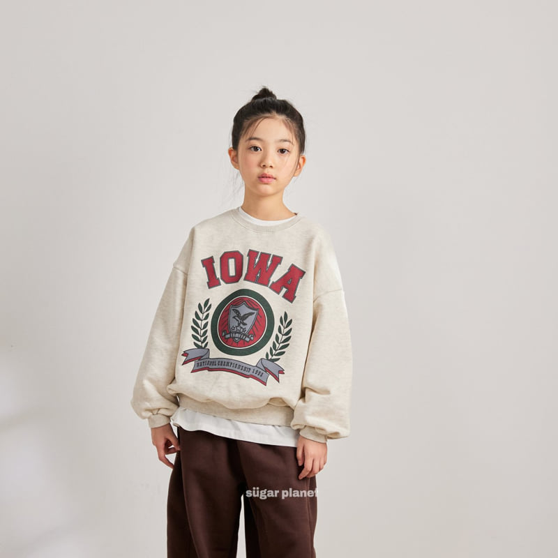 Sugar Planet - Korean Children Fashion - #littlefashionista - Iowa Sweatshirt - 4