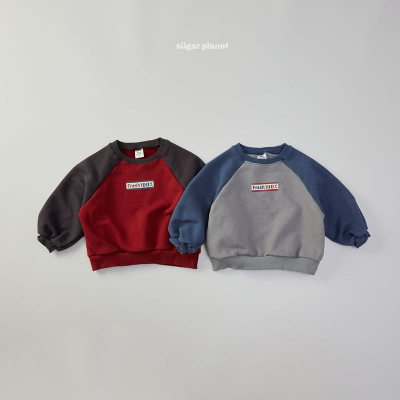 Sugar Planet - Korean Children Fashion - #minifashionista - Fresh Raglan Sweatshirt