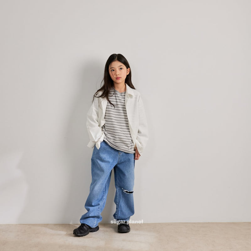 Sugar Planet - Korean Children Fashion - #minifashionista - Play Oxford Shirt - 4