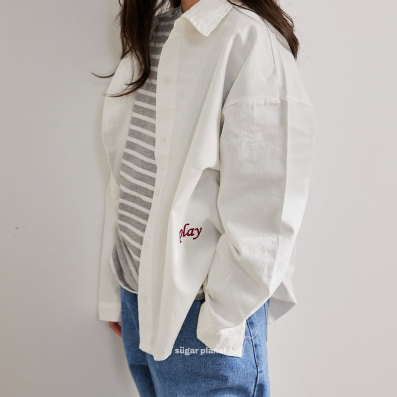 Sugar Planet - Korean Children Fashion - #stylishchildhood - Play Oxford Shirt - 7