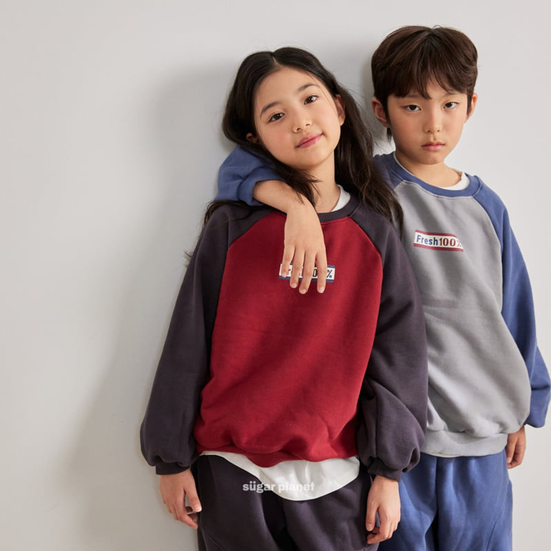 Sugar Planet - Korean Children Fashion - #todddlerfashion - Fresh Raglan Sweatshirt - 3