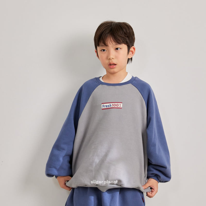 Sugar Planet - Korean Children Fashion - #todddlerfashion - Fresh Raglan Sweatshirt - 4