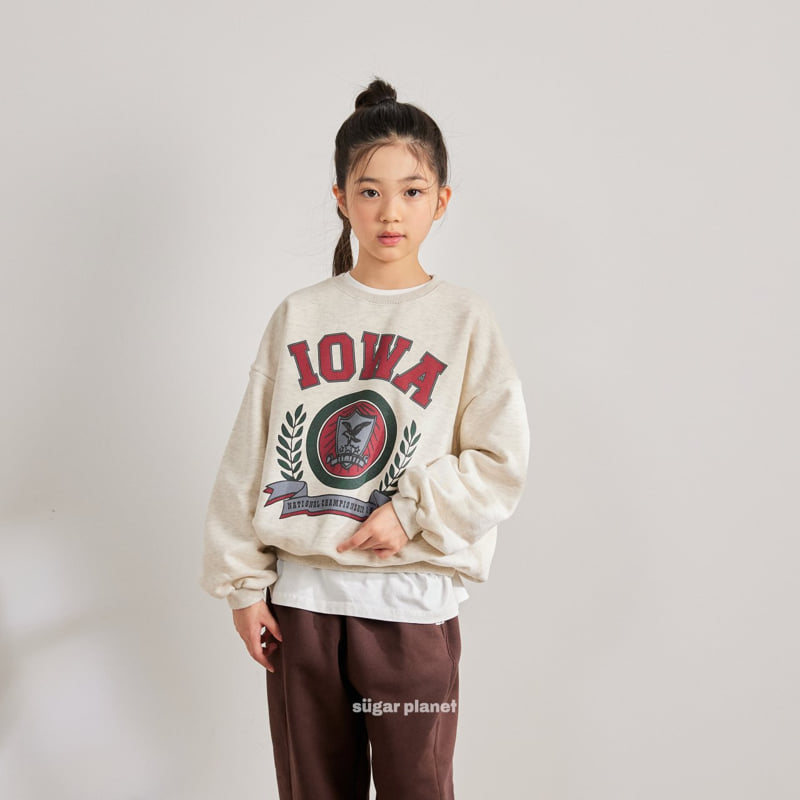 Sugar Planet - Korean Children Fashion - #toddlerclothing - Iowa Sweatshirt - 8