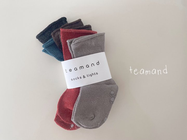 Teamand - Korean Children Fashion - #Kfashion4kids - Dark Pearl Socks Set