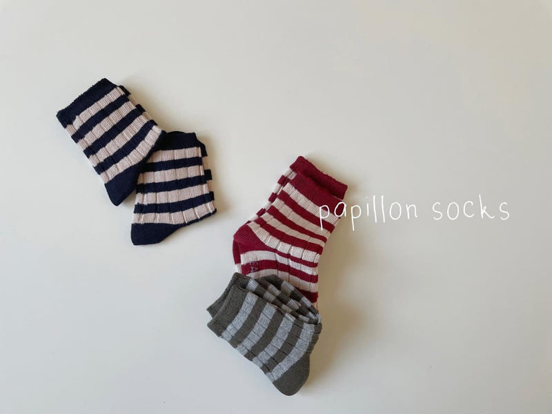 Teamand - Korean Children Fashion - #fashionkids - Papillon Socks Set - 5