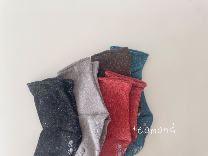 Teamand - Korean Children Fashion - #littlefashionista - Dark Pearl Socks Set - 2