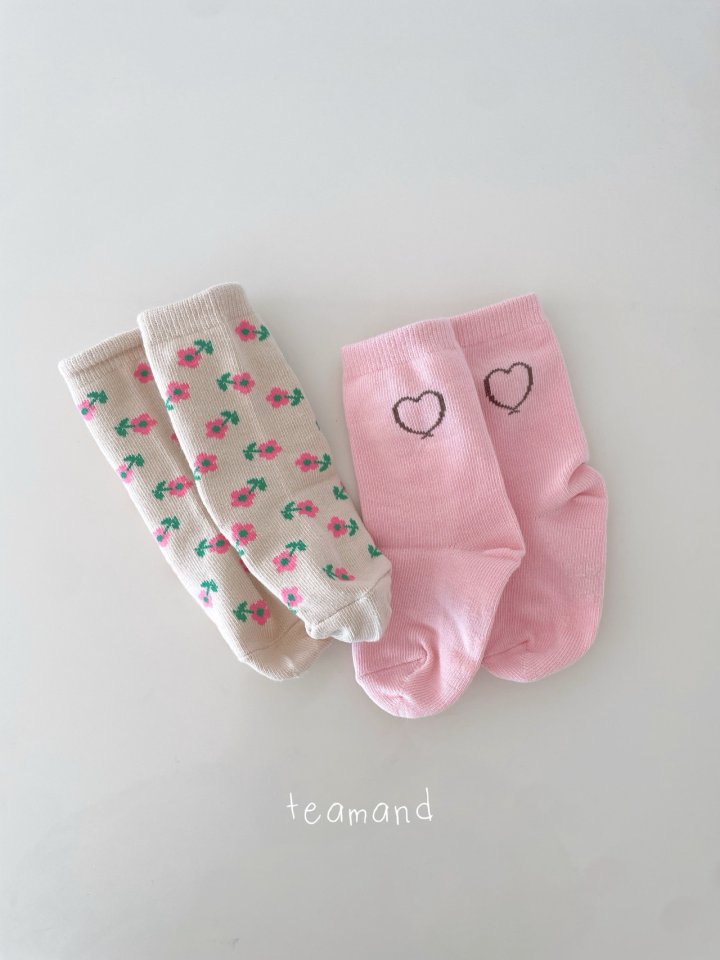 Teamand - Korean Children Fashion - #minifashionista - Ellie Socks Set - 5