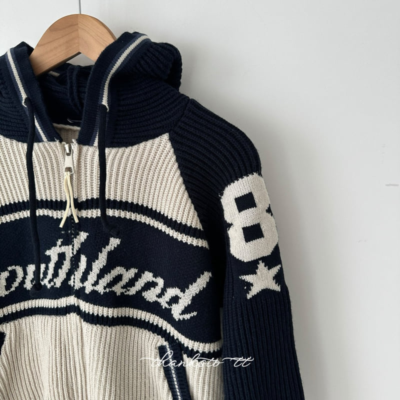 Thanksto TT - Korean Children Fashion - #Kfashion4kids - Land Knit Zip-up - 2
