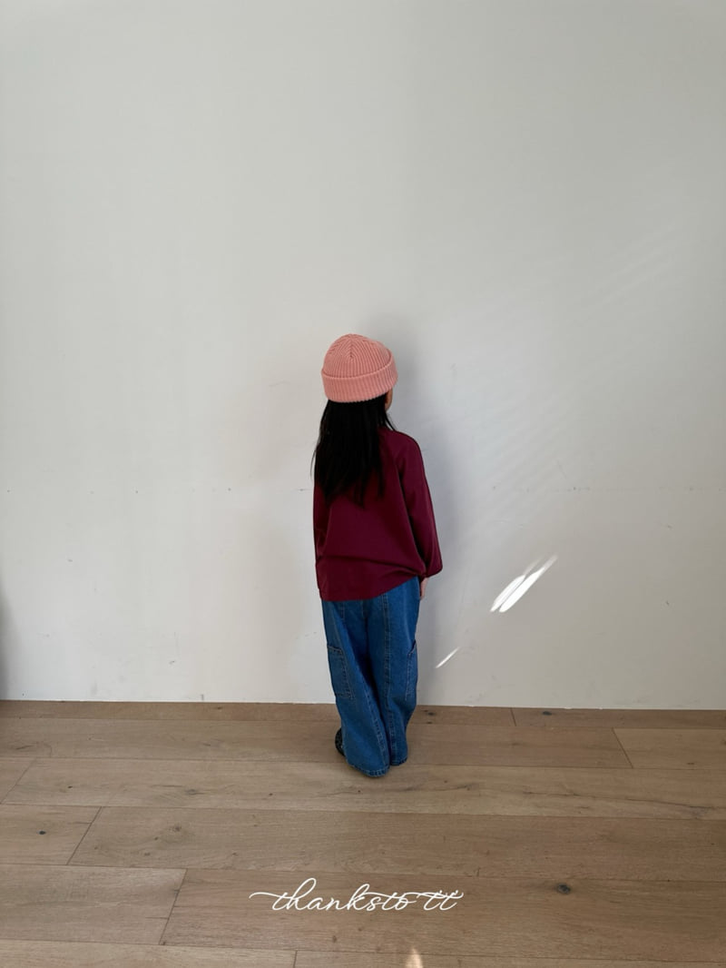 Thanksto TT - Korean Children Fashion - #designkidswear - Oversized Tee - 6