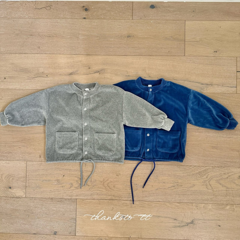 Thanksto TT - Korean Children Fashion - #discoveringself - Bello Zip-up
