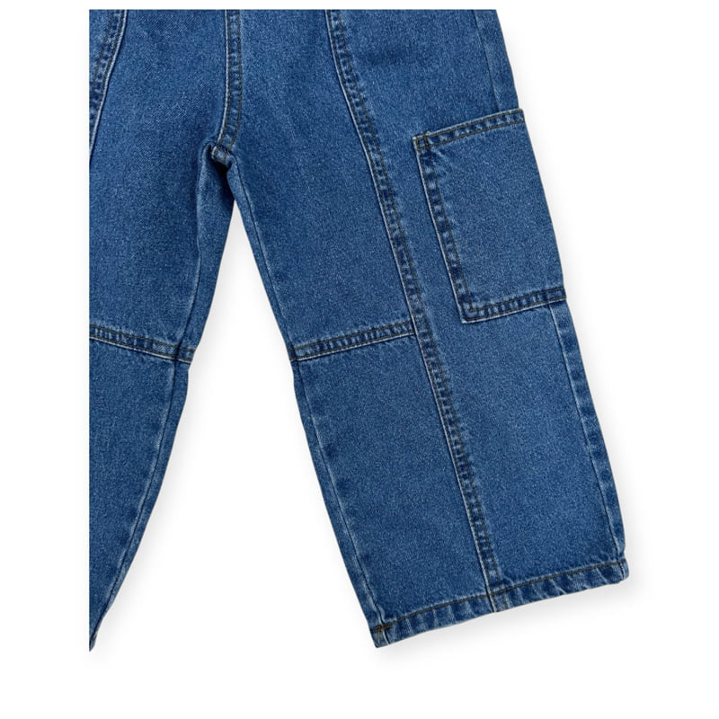 Thanksto TT - Korean Children Fashion - #kidsshorts - People Denim Pants - 6