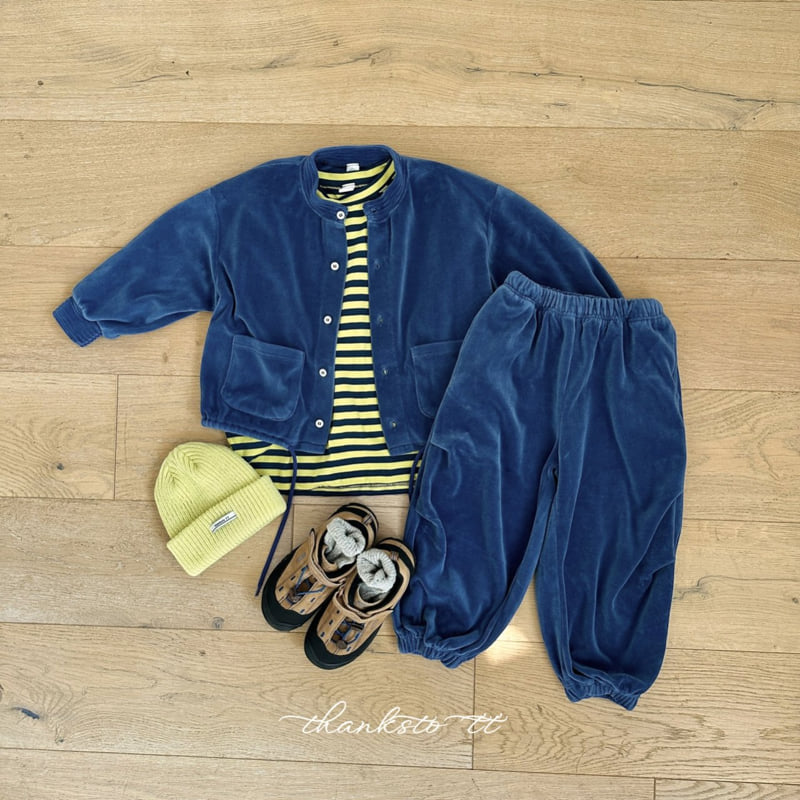 Thanksto TT - Korean Children Fashion - #kidsshorts - Bello Zip-up - 3