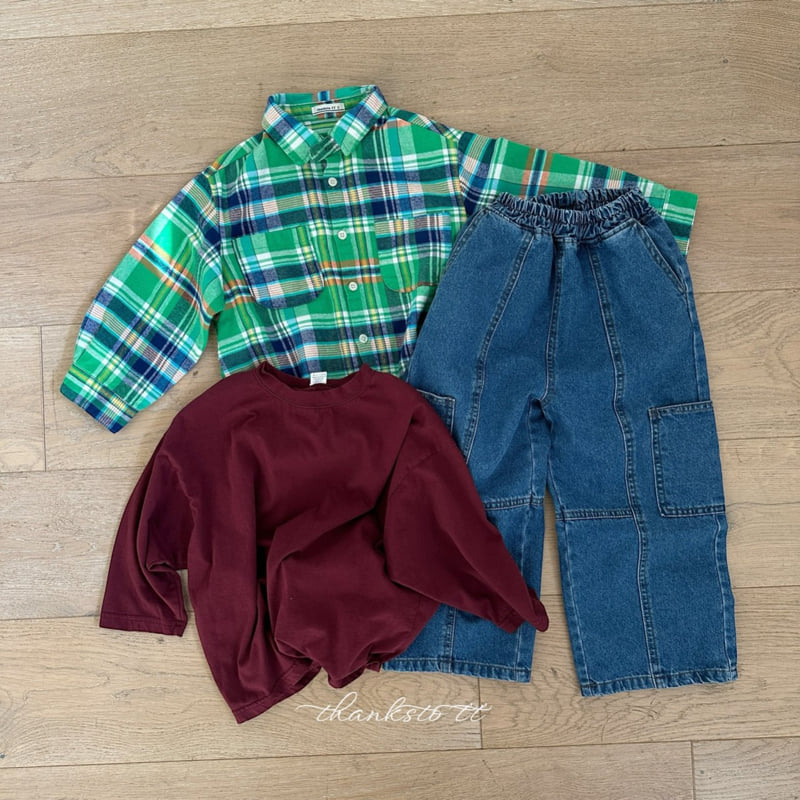 Thanksto TT - Korean Children Fashion - #kidsstore - Vision Check Shirt - 3