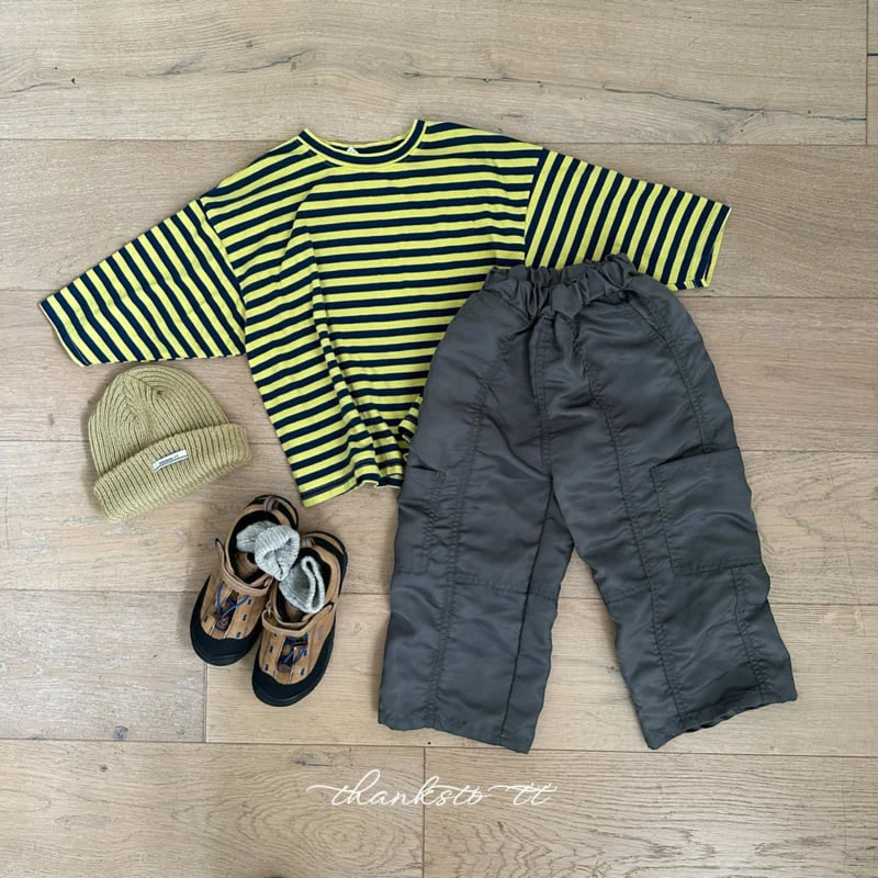 Thanksto TT - Korean Children Fashion - #kidsstore - Jay Striped Tee - 4