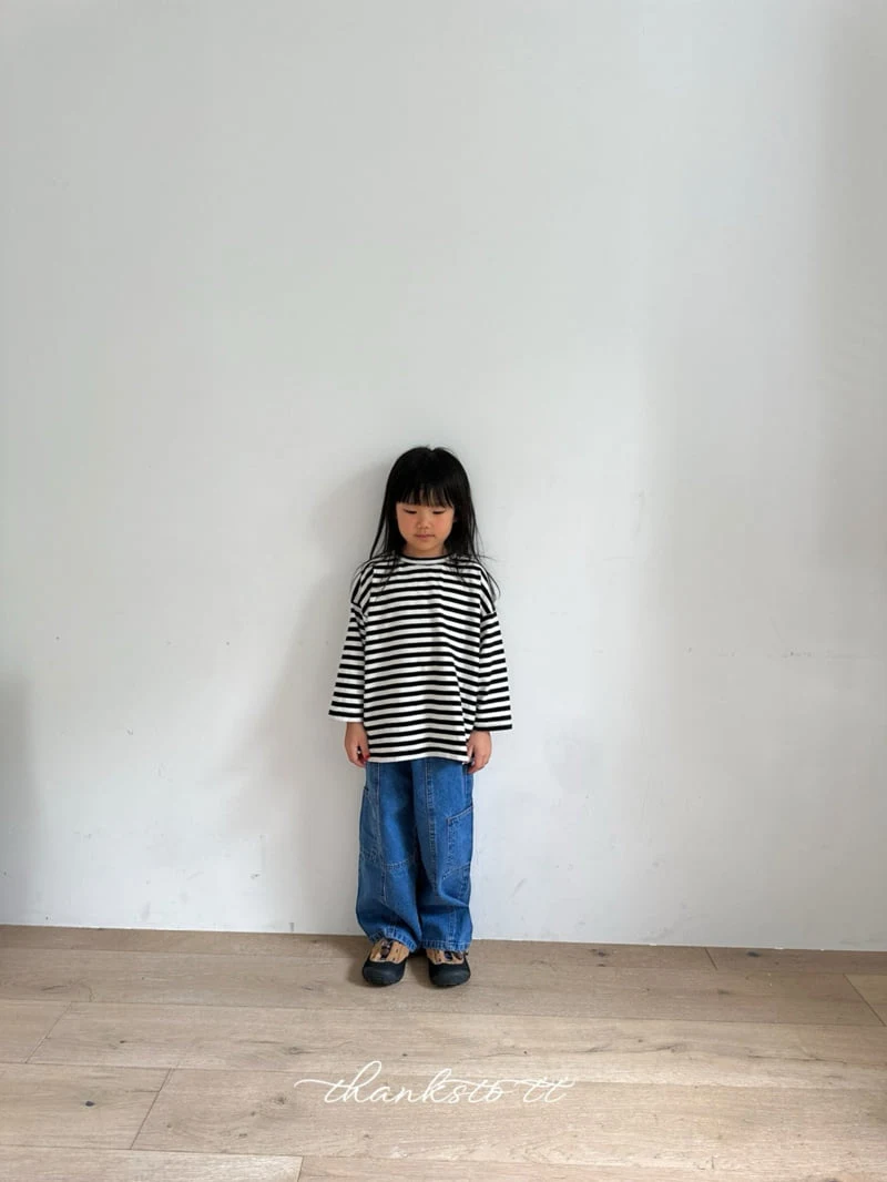Thanksto TT - Korean Children Fashion - #minifashionista - Jay Striped Tee - 8