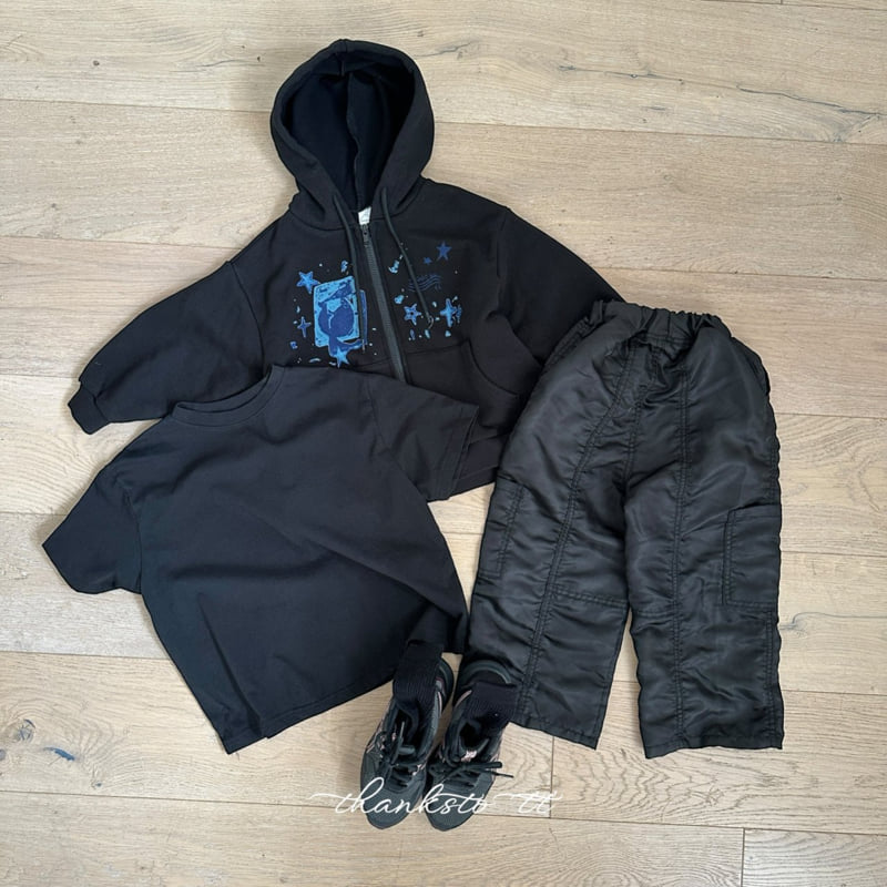 Thanksto TT - Korean Children Fashion - #stylishchildhood - Space Hooded Zip-up - 6