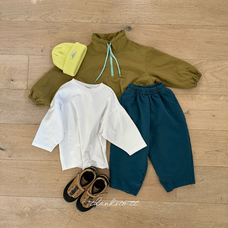 Thanksto TT - Korean Children Fashion - #stylishchildhood - Oversized Tee - 3