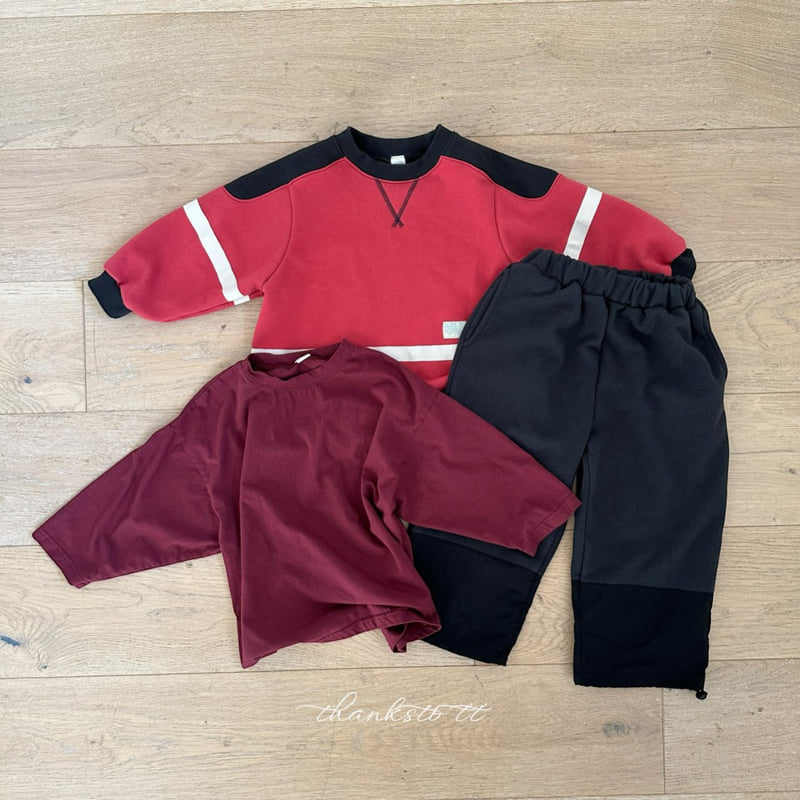 Thanksto TT - Korean Children Fashion - #toddlerclothing - Oversized Tee - 2