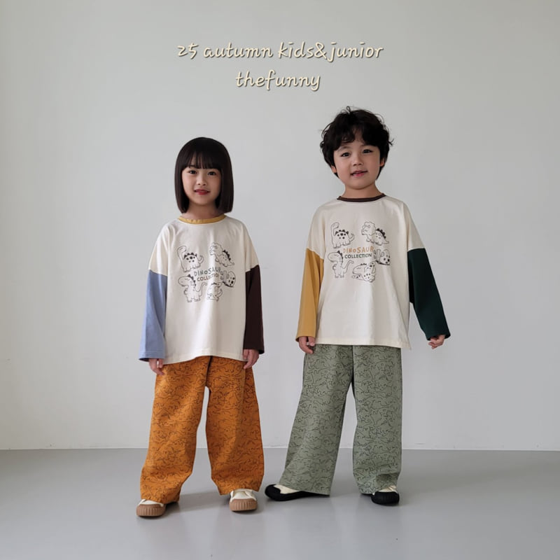 The Funny - Korean Children Fashion - #kidzfashiontrend - Dino Tee - 4