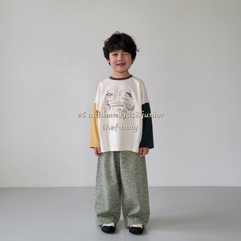 The Funny - Korean Children Fashion - #childofig - Dino Pants - 10