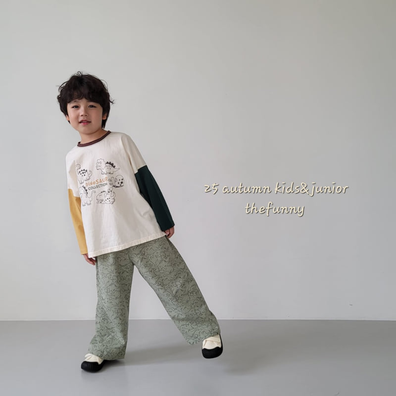 The Funny - Korean Children Fashion - #childofig - Dino Tee - 9