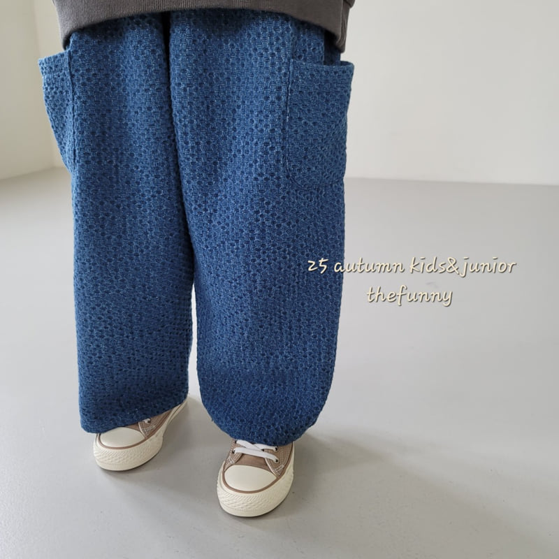 The Funny - Korean Children Fashion - #childofig - Waffle Denim Pants (Soft) - 9