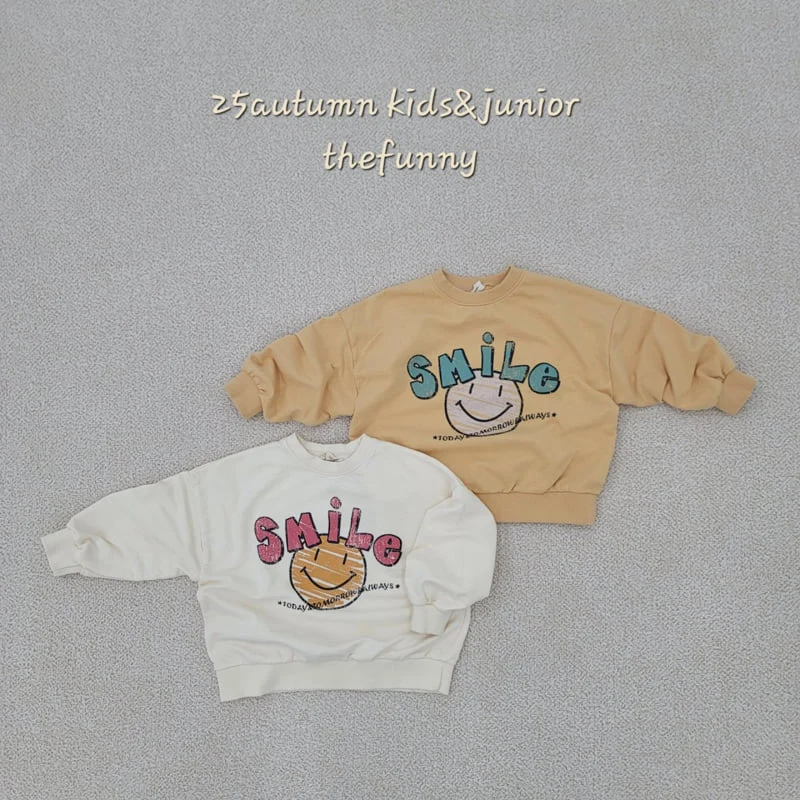 The Funny - Korean Children Fashion - #childofig - Smile Sweatshirt