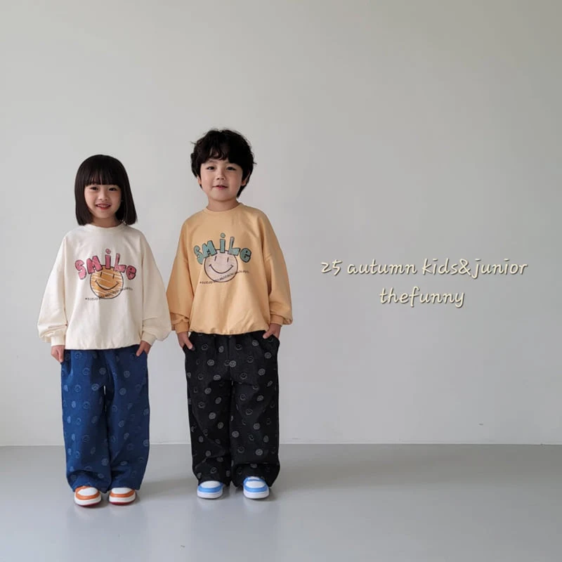 The Funny - Korean Children Fashion - #childrensboutique - Smile Sweatshirt - 3