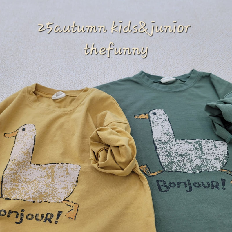 The Funny - Korean Children Fashion - #childrensboutique - Bonjour Duck Tee - 12