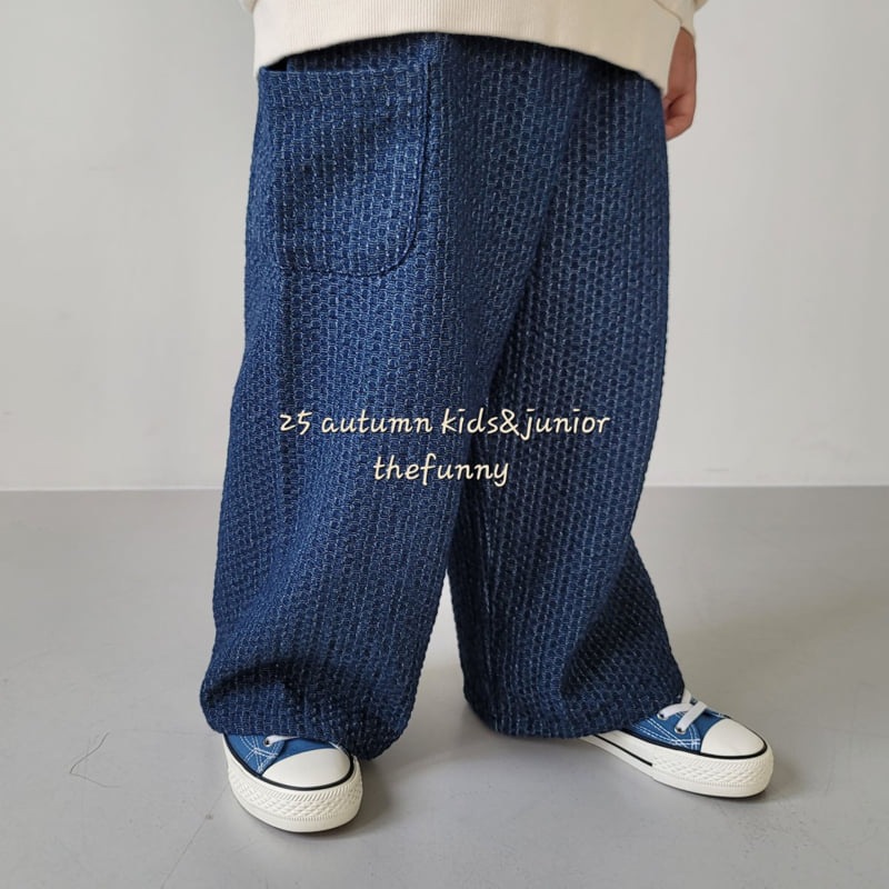 The Funny - Korean Children Fashion - #designkidswear - Waffle Denim Pants (Soft) - 11