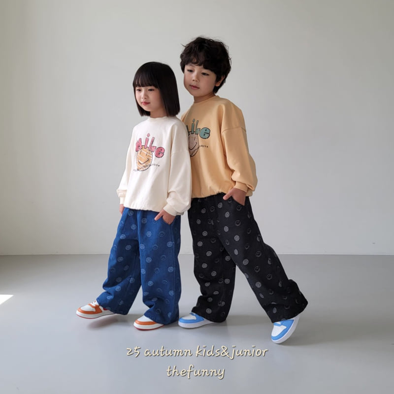 The Funny - Korean Children Fashion - #designkidswear - Round Denim Pants - 5