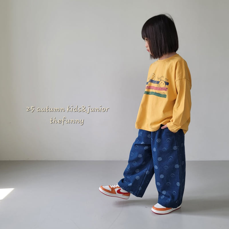 The Funny - Korean Children Fashion - #discoveringself - Round Denim Pants - 6